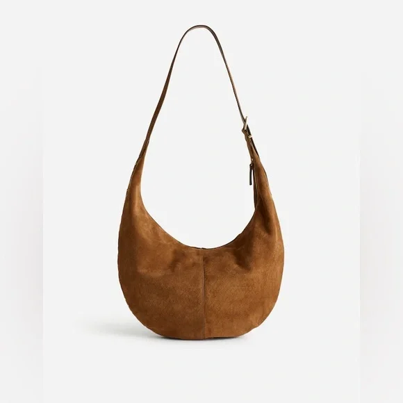 Madewell Tan Suede Hobo Bag - Picture 2 of 10